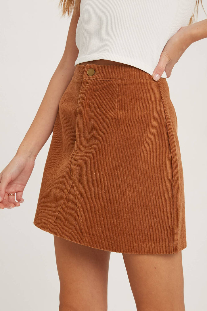 Classic Corduroy Mini Skirt