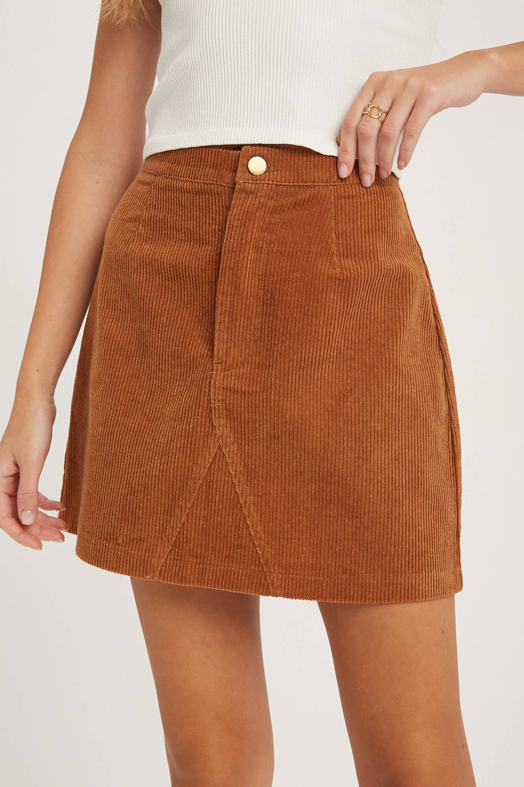 Classic Corduroy Mini Skirt