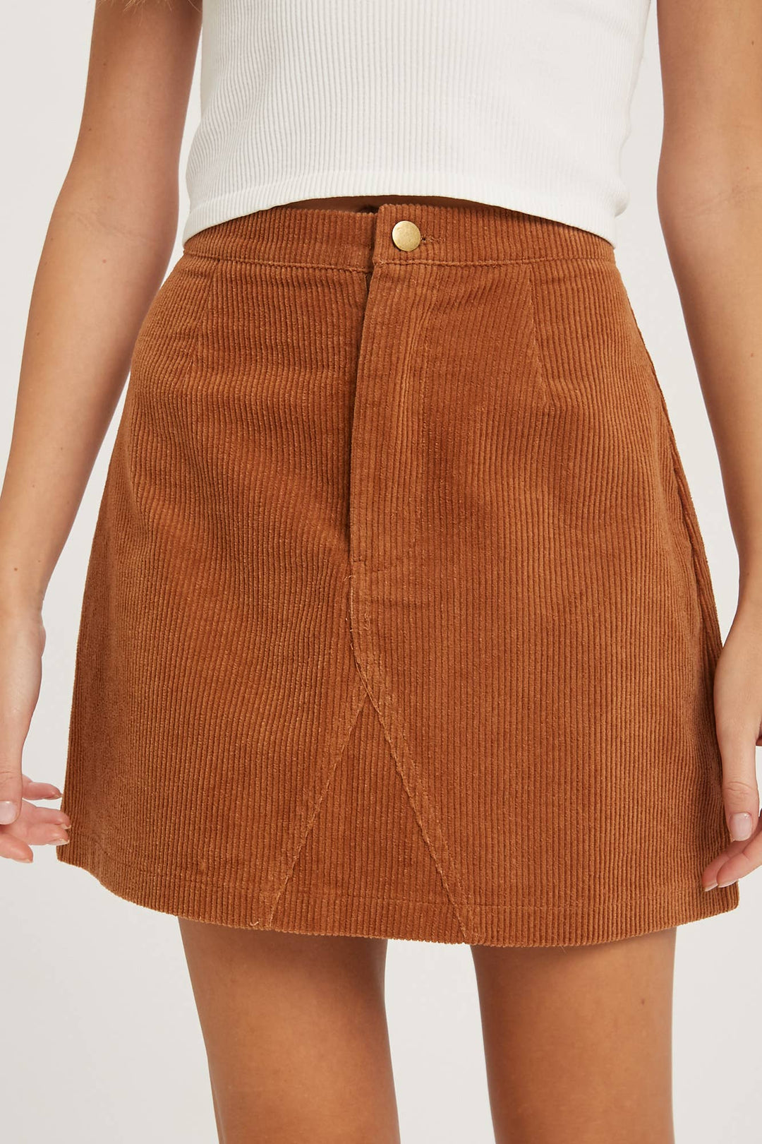 Classic Corduroy Mini Skirt