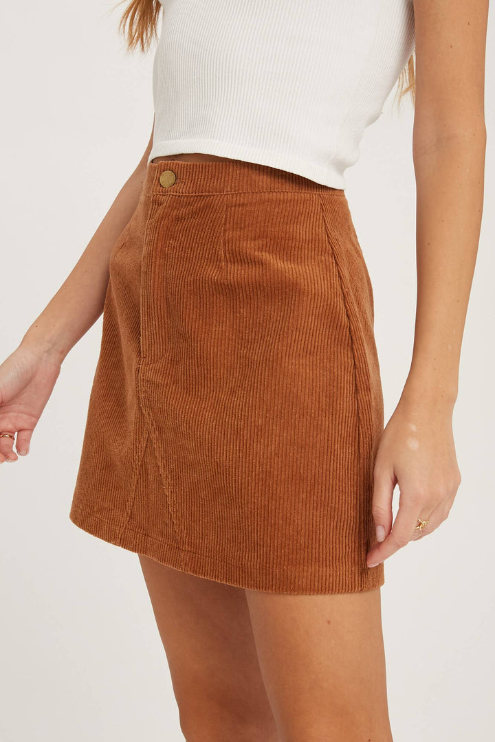 Classic Corduroy Mini Skirt